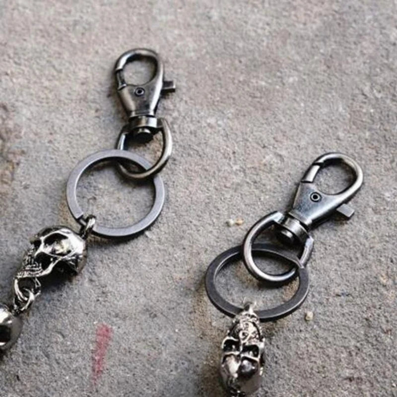 Gothic Punk Heavy Skull Wallet Chain