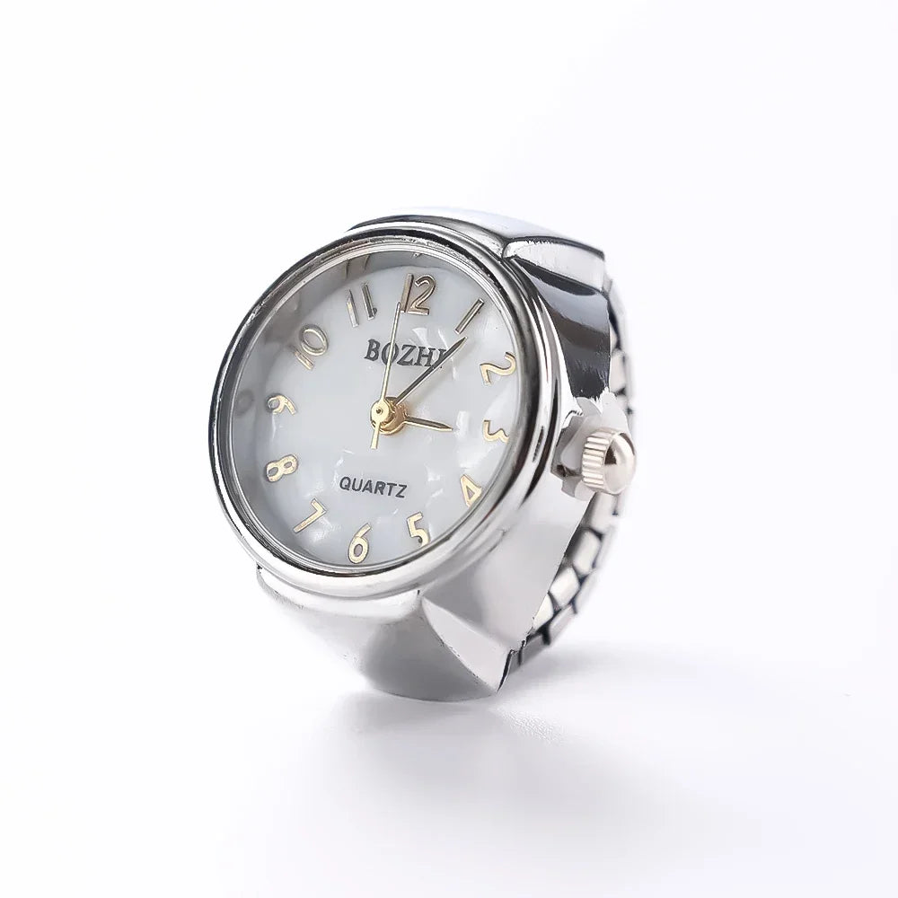 Watch Ring Pointer Quartz Clock