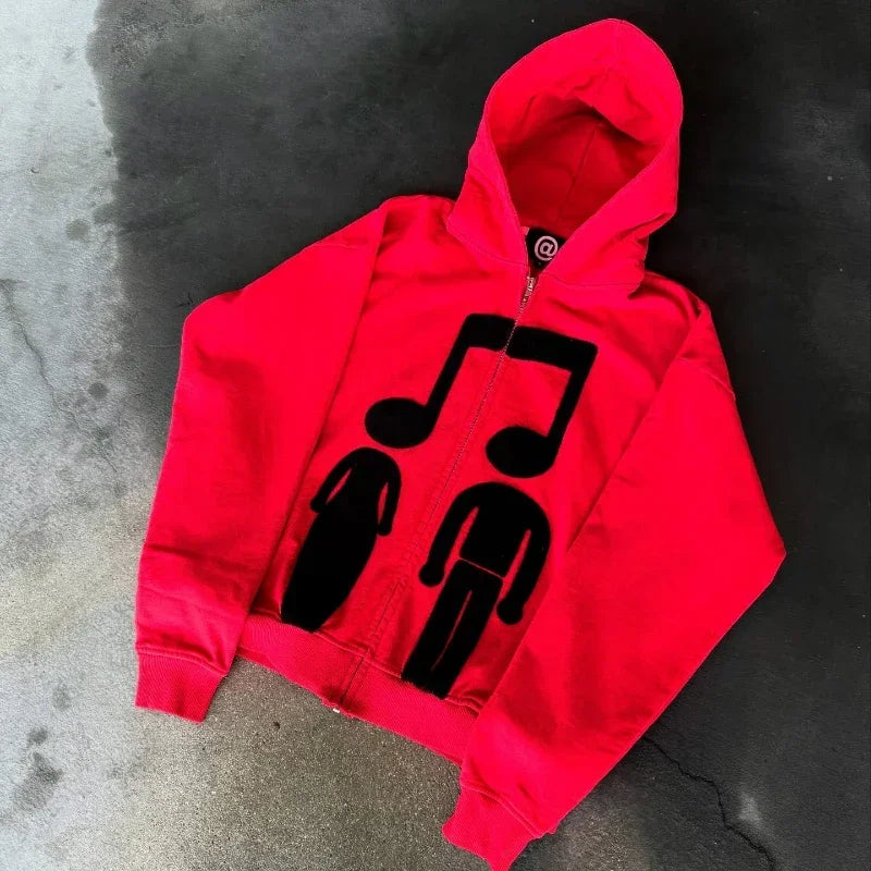Music Connects Us Oversized Hoodie