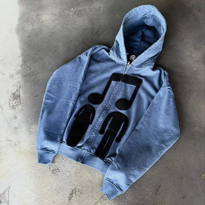 Music Connects Us Oversized Hoodie