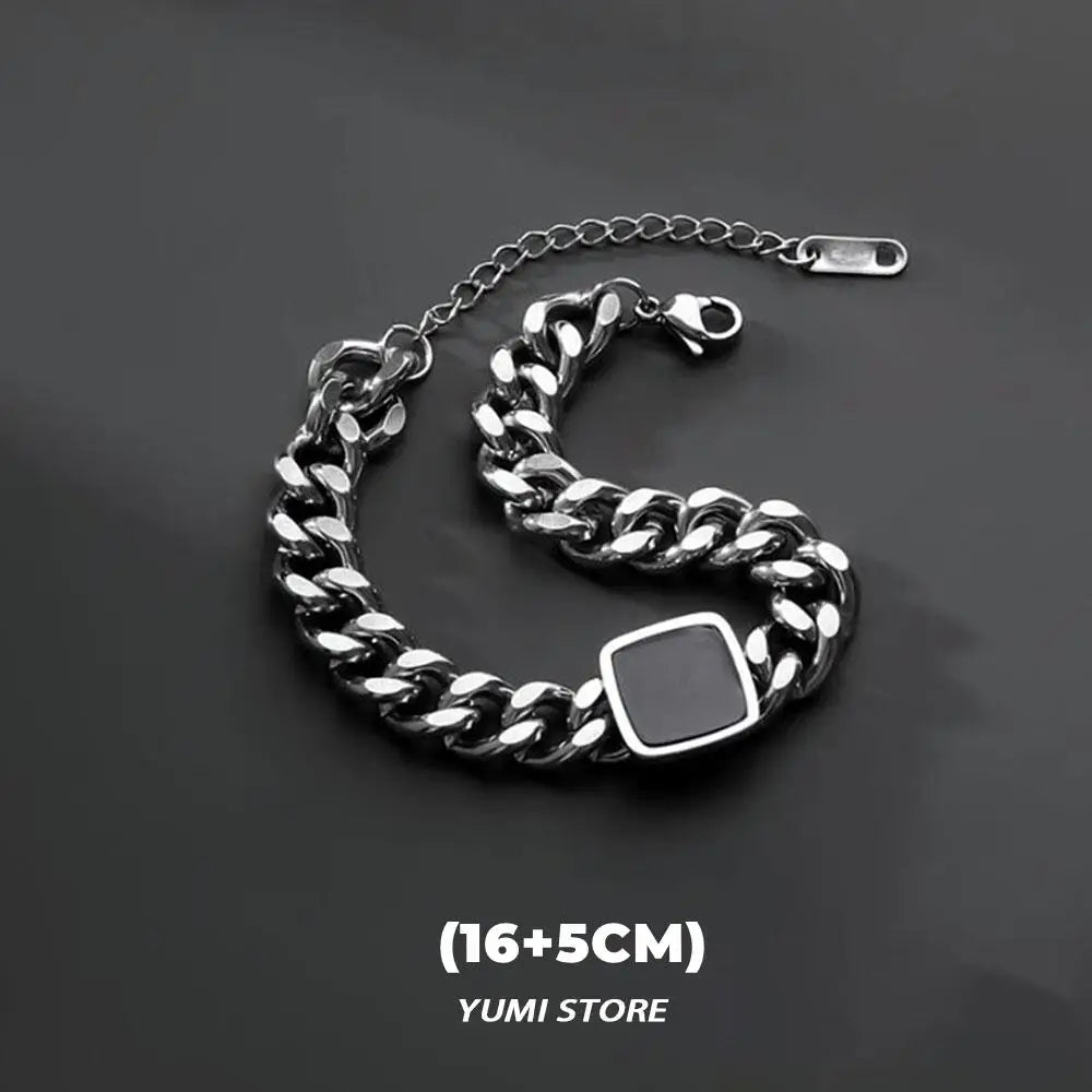 Flame Cross Bracelet Titanium Steel