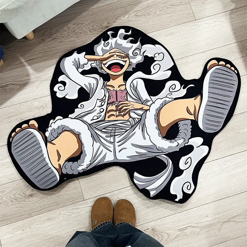 One Piece Luffy Gear 5 Plush Anime Rug - Nonslip