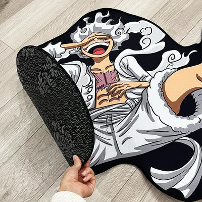 One Piece Luffy Gear 5 Plush Anime Rug - Nonslip