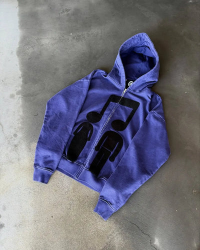 Music Connects Us Oversized Hoodie