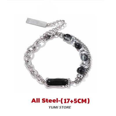 Flame Cross Bracelet Titanium Steel
