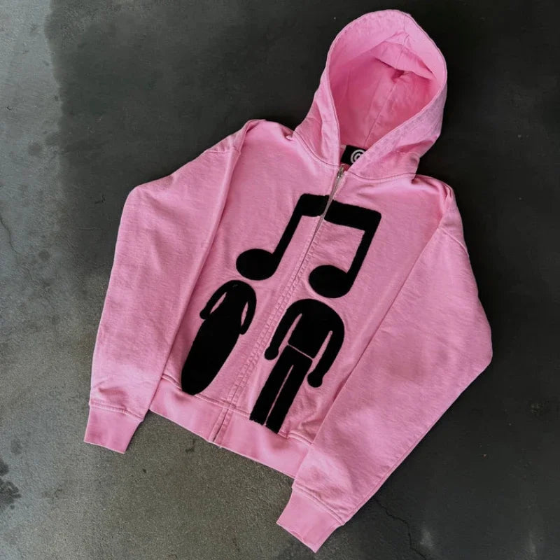 Music Connects Us Oversized Hoodie