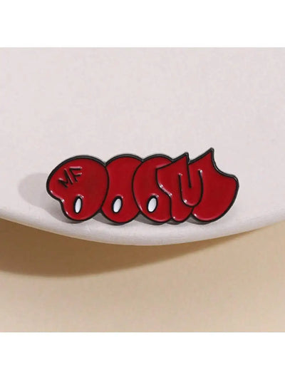 MF DOOM Metal Pin