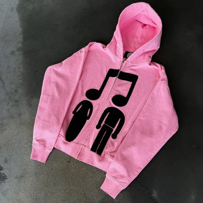 Music Connects Us Oversized Hoodie