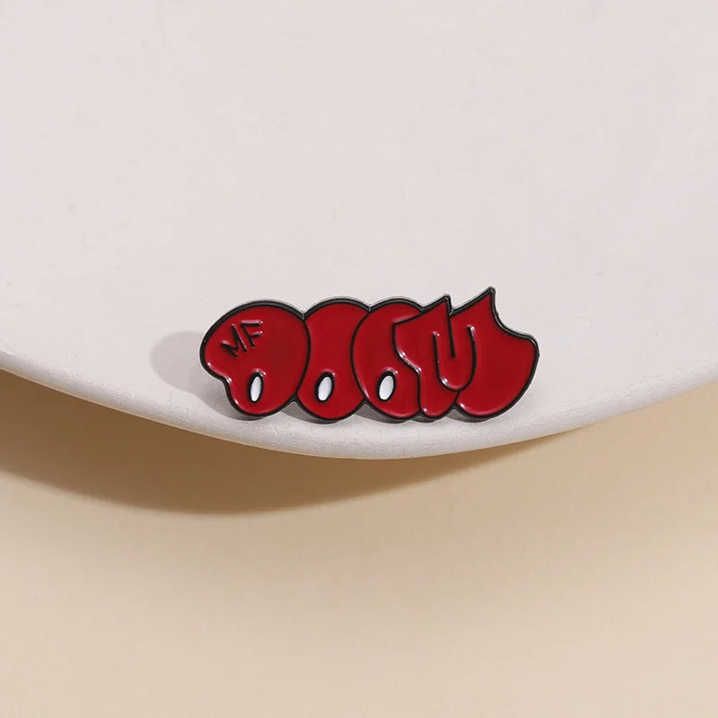 MF DOOM Metal Pin
