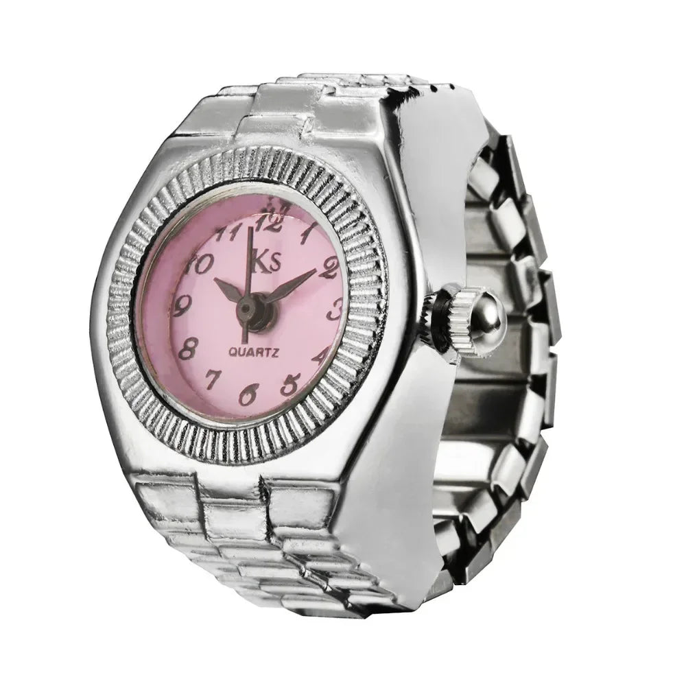 Watch Ring Pointer Quartz Clock