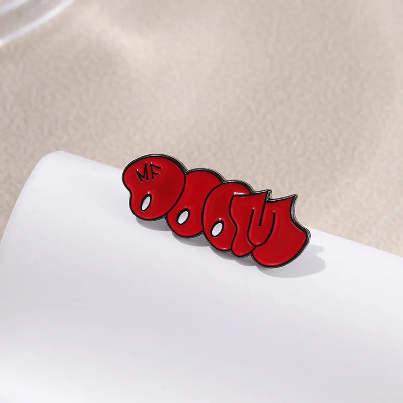 MF DOOM Metal Pin